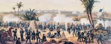 De la guerra civil  al bloqueo de Veracruz