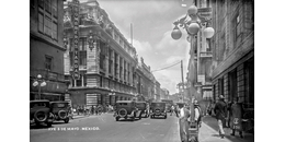 La calle del 5 de Mayo y la demolición del Teatro Nacional