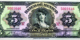 “La gitana” de los billetes del Banco de México en 1925