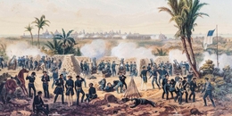 De la guerra civil  al bloqueo de Veracruz
