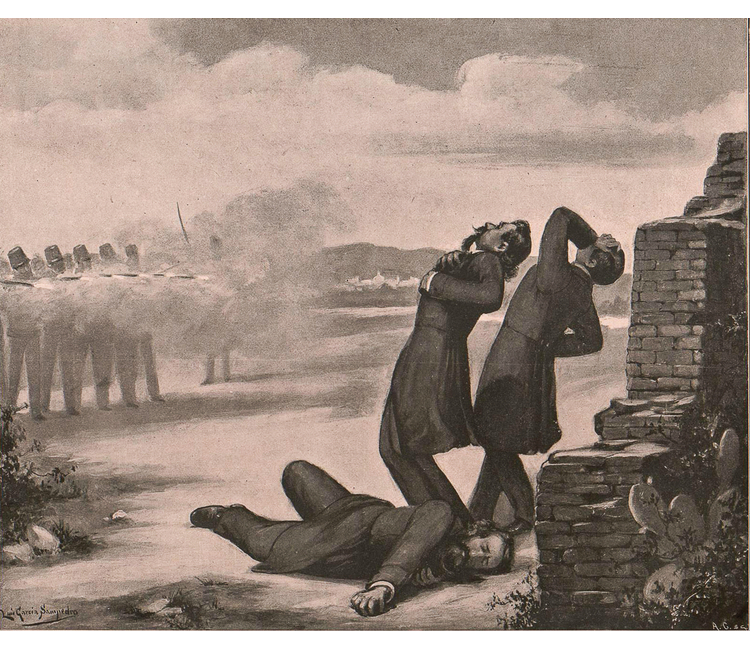 19 de junio de 1867: fusilamiento de Maximiliano, Mejía y Miramón