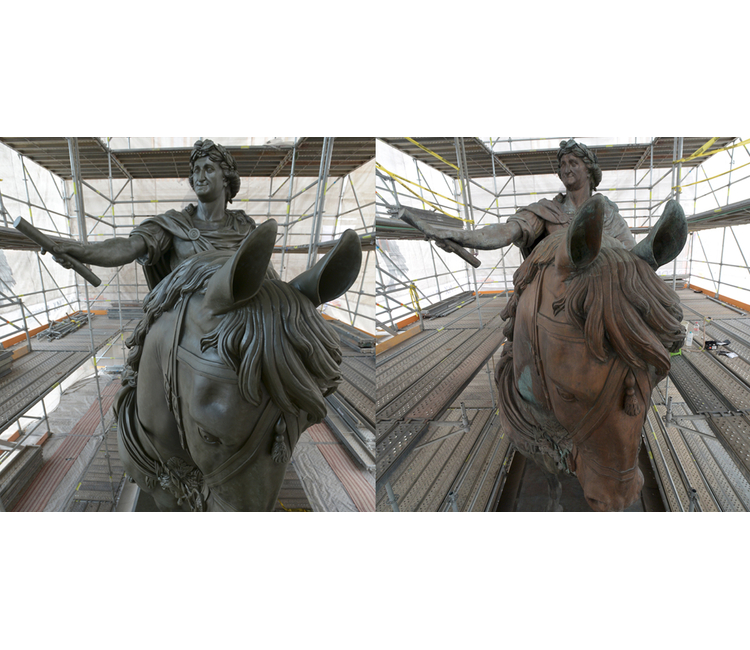 Restauración y conservación de la Escultura Ecuestre de Carlos IV, "El Caballito" 