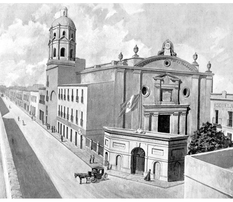 El antiguo Colegio Máximo de San Pedro y San Pablo