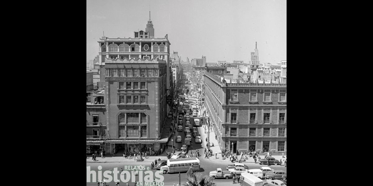 La calle del 5 de Mayo y la demolición del Teatro Nacional