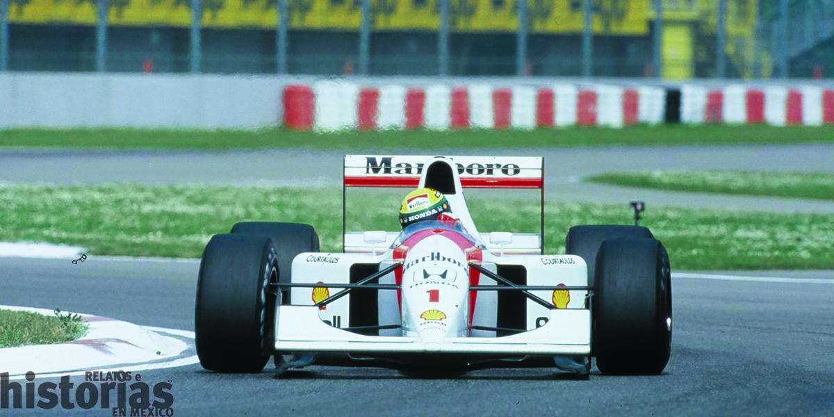 Ayrton Senna y la infernal pista mexicana