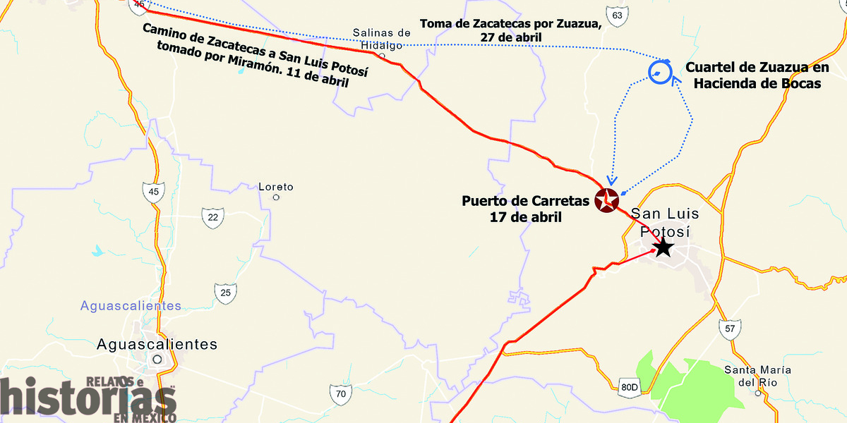 17 de abril de 1858: la batalla de Puerto de Carretas de Zuazua y Miramón