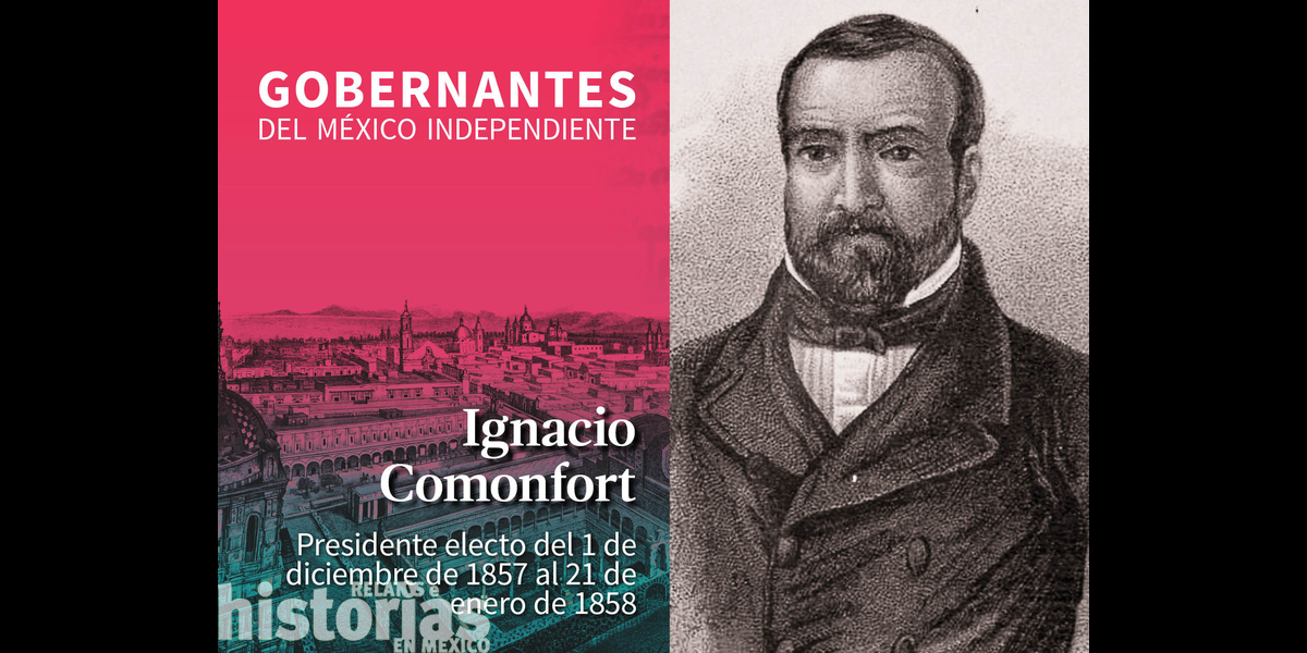 Ignacio Comonfort  (1 de diciembre de 1857 al 21 de enero 1858) 