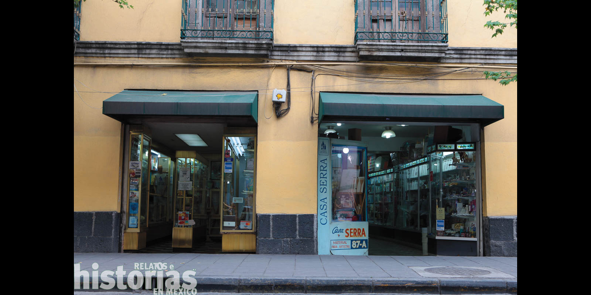 La famosa Casa Serra, un centenario comercio para el arte en el centro de Ciudad de México