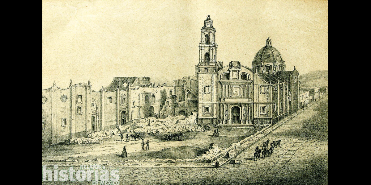 La afamada Plaza de Santo Domingo en la Ciudad de México del siglo XVIII
