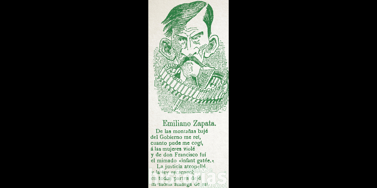 ¿Cómo retrató José Guadalupe Posada a Emiliano Zapata? 