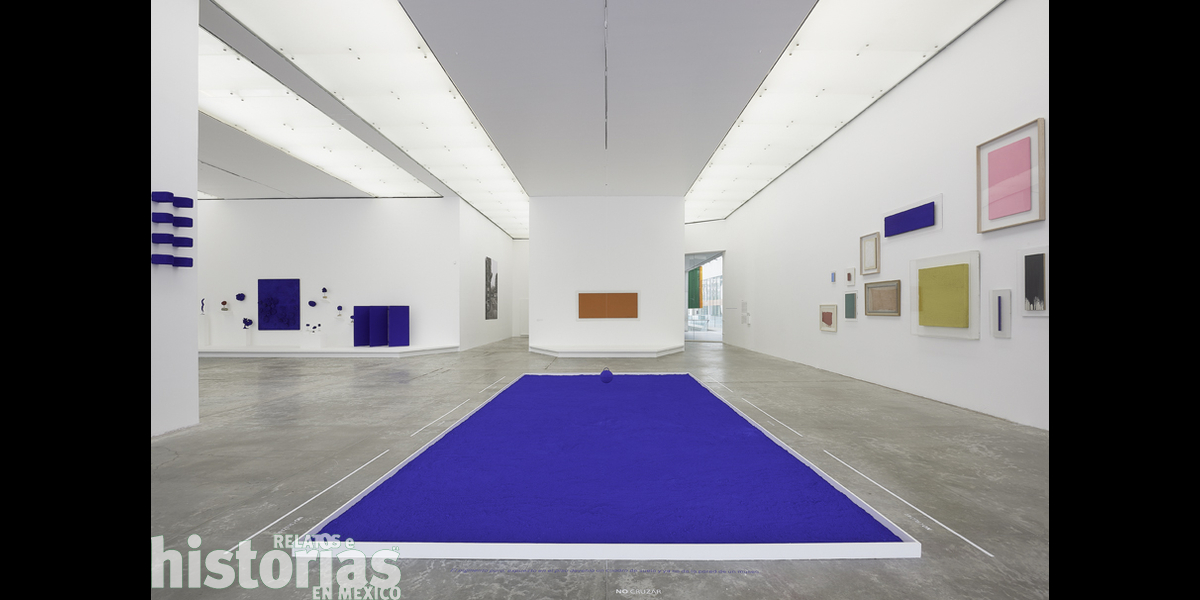 Últimos días para ver el azul ultramar de Yves Klein en el MUAC 