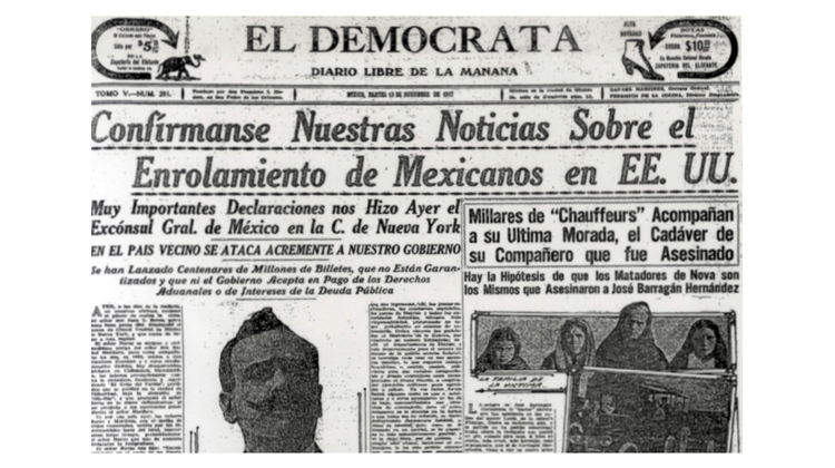 El enrolamiento de mexicanos en el ejército de Estados Unidos en 1917 