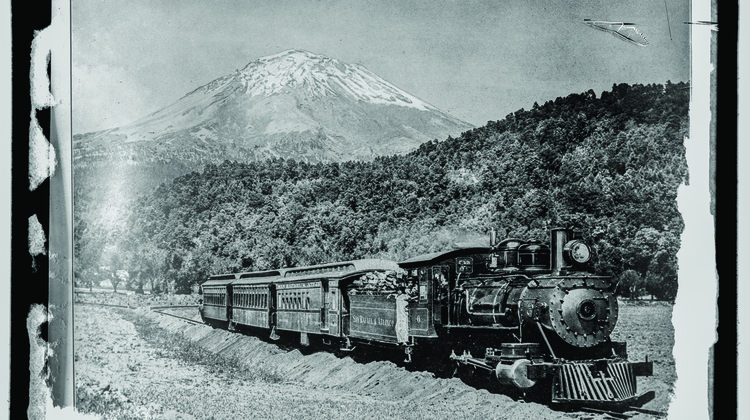 La llegada del ferrocarril a México