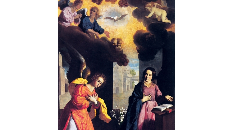 La Anunciación del Ángel Gabriel a la Virgen María