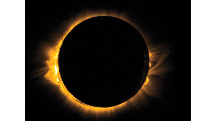 El impresionante eclipse anular de 1908