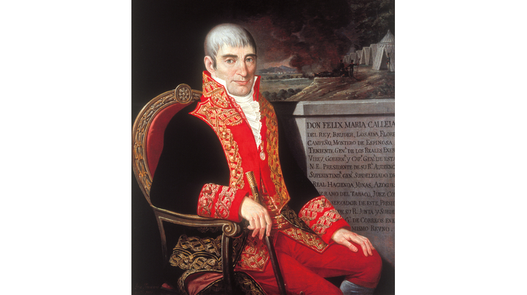 Félix María Calleja, el militar de mayor prestigio y el virrey más represivo (1813-1816) 