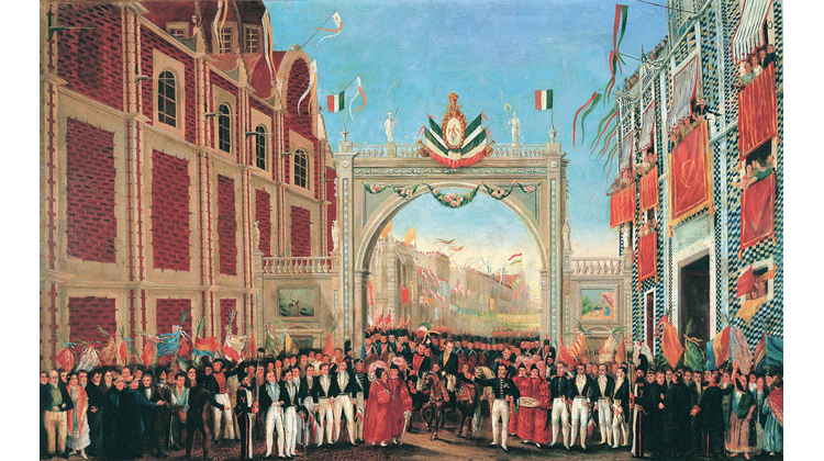 Entrada del Ejército Trigarante a la Ciudad de México el 27 de septiembre de 1821