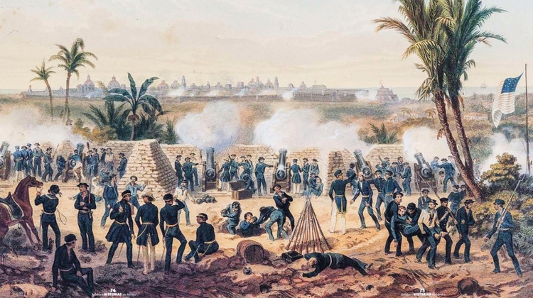 De la guerra civil  al bloqueo de Veracruz