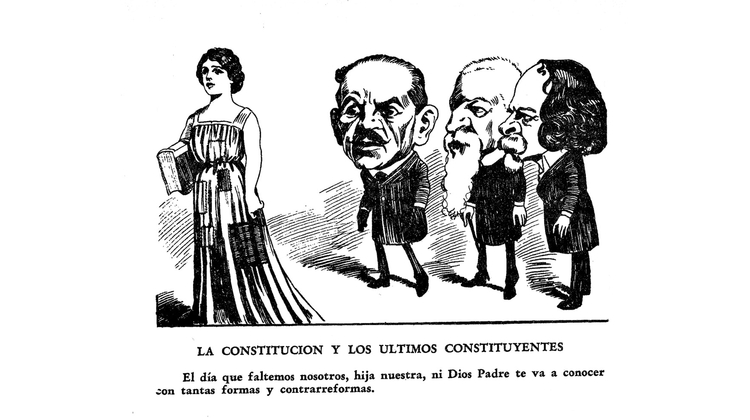 La Constitución y los últimos constituyentes de 1857